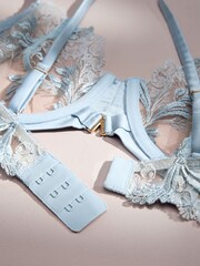 AIYLA Blue Embroidered Bra - Image 7 of 8