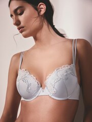AIYLA Blue Embroidered Bra - Image 3 of 10