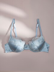 AIYLA Blue Embroidered Bra - Image 7 of 10