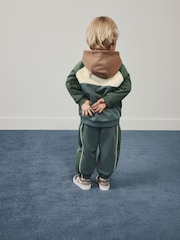 Blue/Green Colour Block Hoodie and Joggers Set (3mths-7yrs) - Image 3 of 8