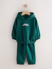 Dark Green Hoodie and Joggers Set (3mths-7yrs) - Image 6 of 10