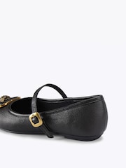 Kurt Geiger London Pimlico Ballerina Black Pumps - Image 3 of 4