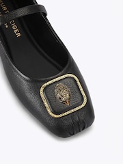 Kurt Geiger London Pimlico Ballerina Black Pumps - Image 4 of 4