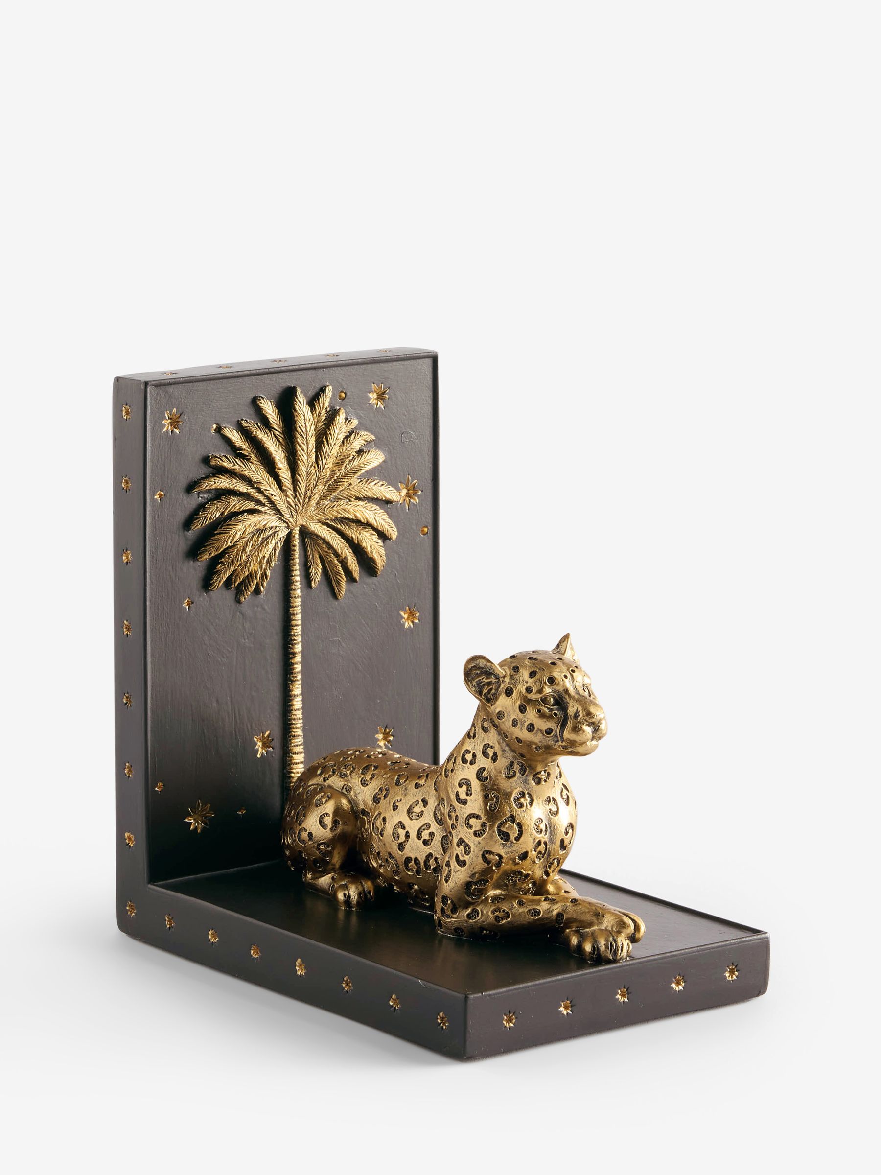 Saudi Gold Code Buy Gold Luca Leopard Bookend Ornament from Next Saudi Arabia