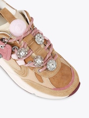 Kurt Geiger London Runner Brown Trainers - Image 3 of 4