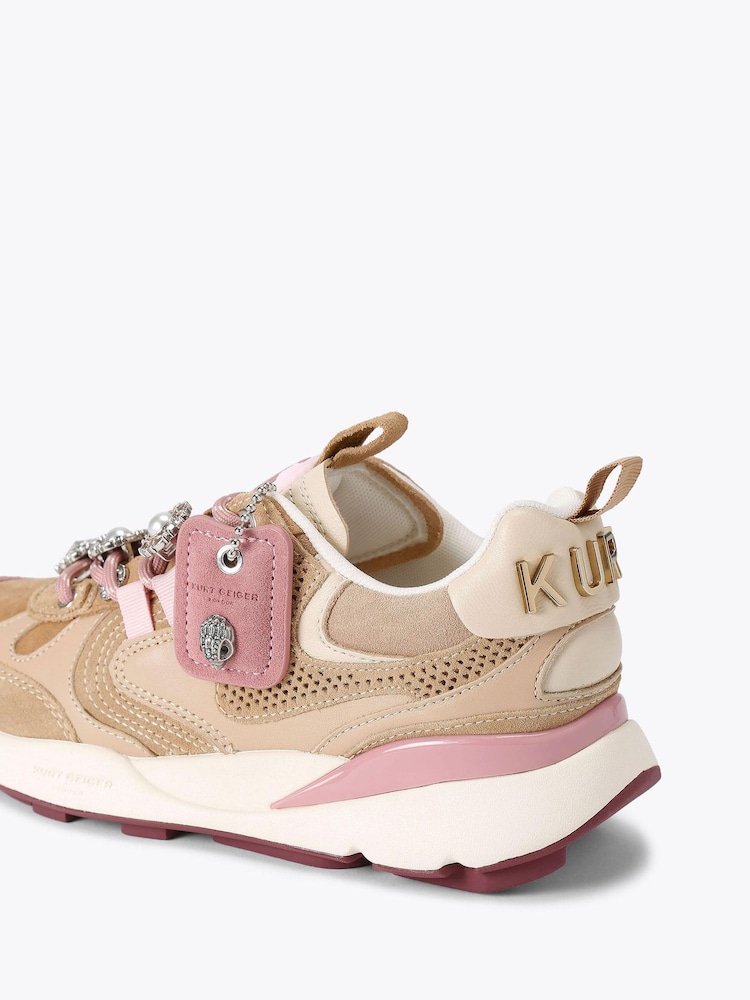 Kurt Geiger London Runner Brown Trainers - Image 4 of 4