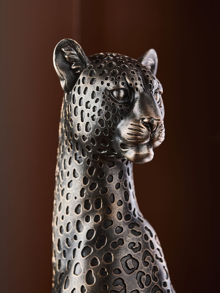 Black Luca The Leopard XL Ornament - Image 3 of 3 Black Luca The Leopard XL Ornament - Image 3 of 3