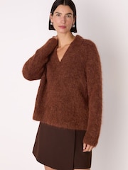 Whistles Collar Neck Knit Jumper - Imagen 1 de 5