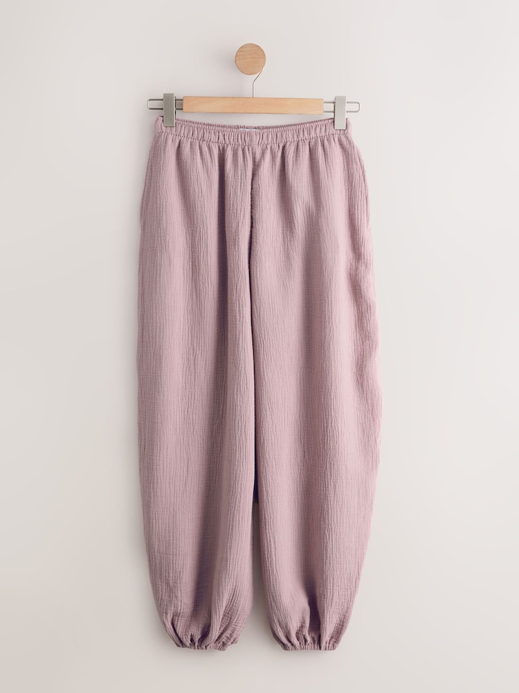 Pink Hareem Balloon Leg Loungewear Trousers - Image 1 of 3