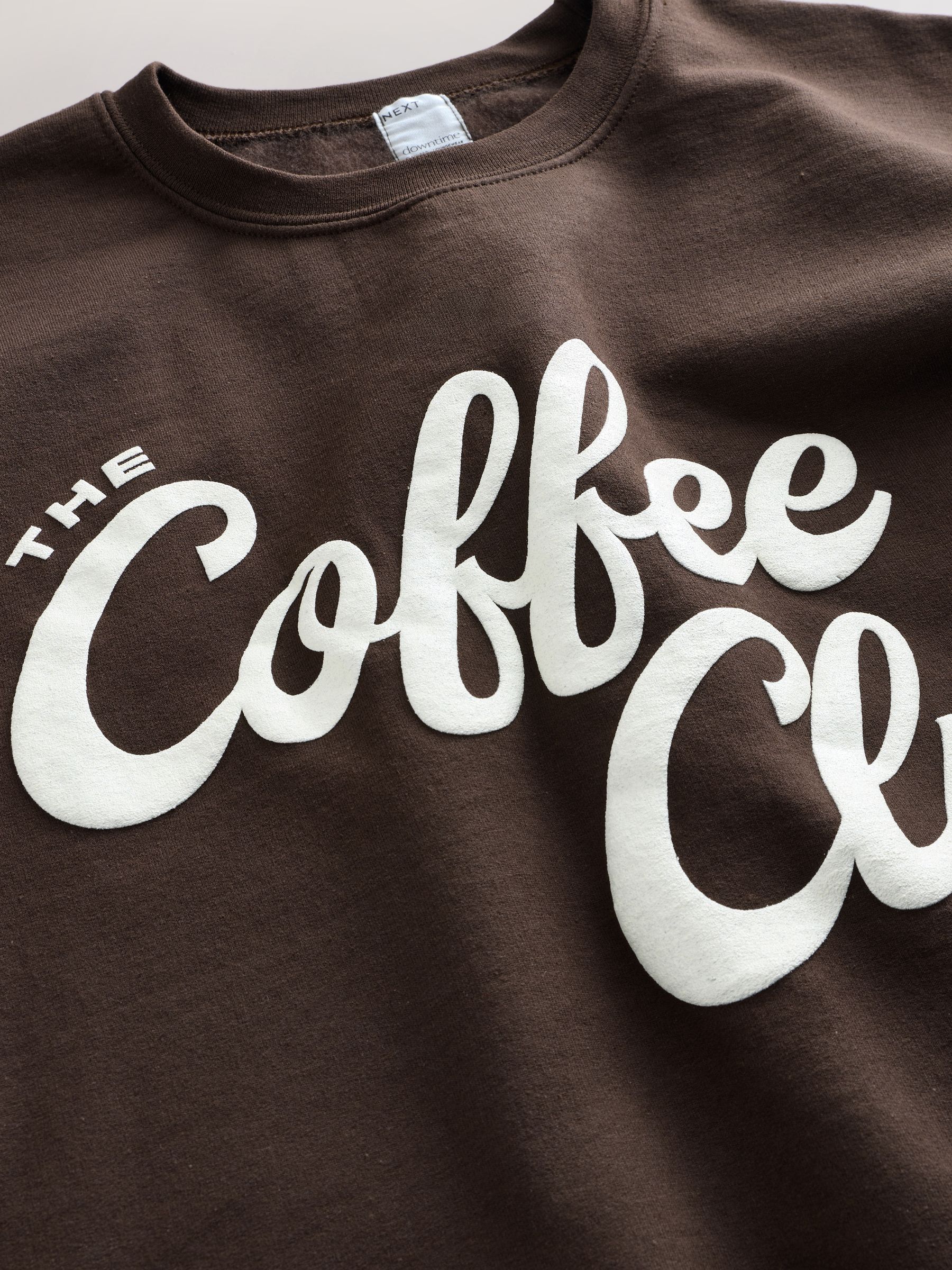 Buy Chocolate Brown Coffee Club Sweatshirt from the Next UK online