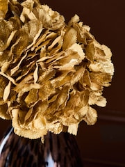 Gold Artificial Hydrangea (2 Stems) - Image 3 of 4