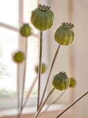 Artificial Poppy (3 Stems) - תמונה 3 מתוך 4