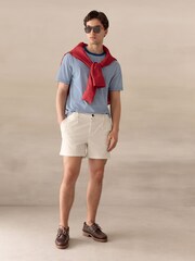 Blue Horizontal Stripe Ringer T-Shirt - Image 2 of 8