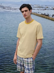 Yellow Horizontal Stripe Ringer T-Shirt - Image 2 of 8