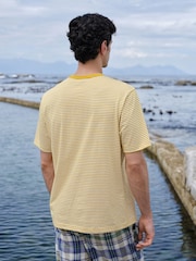 Yellow Horizontal Stripe Ringer T-Shirt - Image 4 of 8
