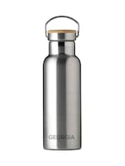 Treat Republic Personalised Bamboo Lid Insulated 17oz Drinks Bottle - Image 1 of 2