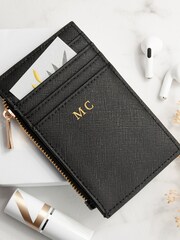 Treat Republic Pink Monogrammed Boutique Card Holder - Image 1 of 5