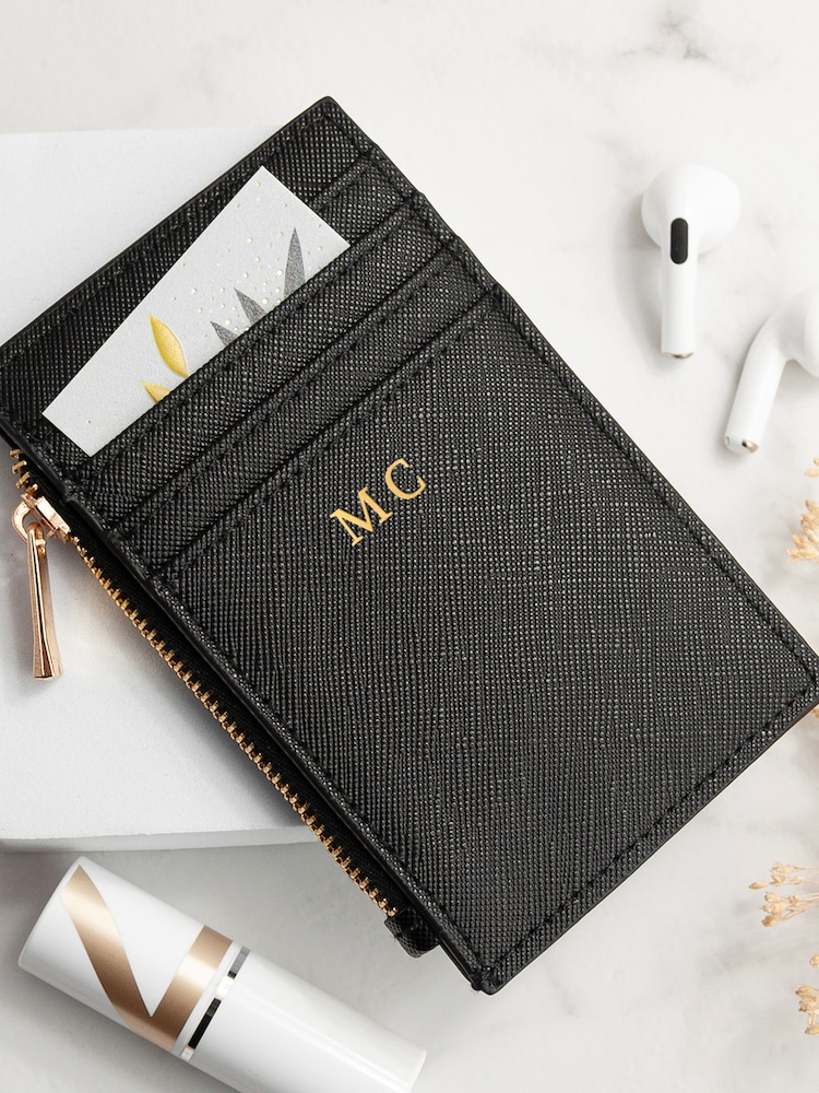 Treat Republic Pink Monogrammed Boutique Card Holder - Image 1 of 5