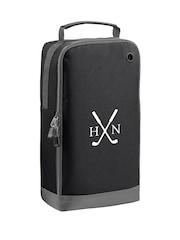 Treat Republic Personalised Black Golf Shoe Bag - Image 1 of 1