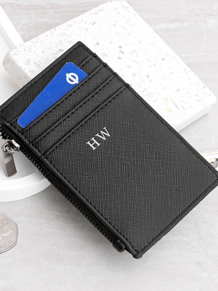 Treat Republic Personalised Men's Cardholder - Image 1 of 5 Treat Republic Personalised Men's Cardholder - Image 1 of 5