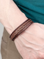 Treat Republic Personalised Mens Rune Woven Bracelet - Image 2 of 2