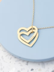 Treat Republic Personalised Entwined Hearts Necklace - Image 1 of 4