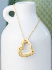 Treat Republic Personalised Entwined Hearts Necklace - Image 2 of 4