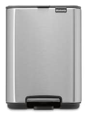 Brabantia Matt Steel Fingerprint Proof Bo Pedal Bin 4L - Image 2 of 6