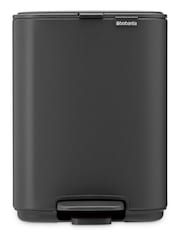 Brabantia Mineral Infinite Grey Bo Pedal Bin 4L - Image 2 of 6