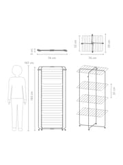 Brabantia White Hang On Tower Drying Rack 30m - Image 6 of 6