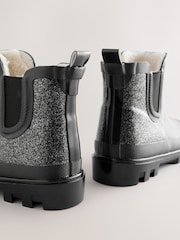 Negro con purpurina - Botas de agua Chelsea - Imagen 3 de 5