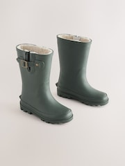 Khaki Green Standard Fit (F) Buckle Wellies - Image 1 of 5