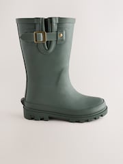 Khaki Green Standard Fit (F) Buckle Wellies - Image 2 of 5