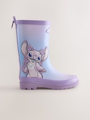 Lilac Purple Lilo and Stitch Wellies - Image 2 of 5