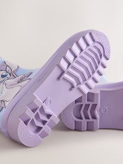 Lilac Purple Lilo and Stitch Wellies - Image 3 of 5