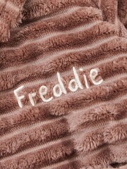 My 1st Years Personalised Highland Cow Fleece Robe - Image 3 of 3