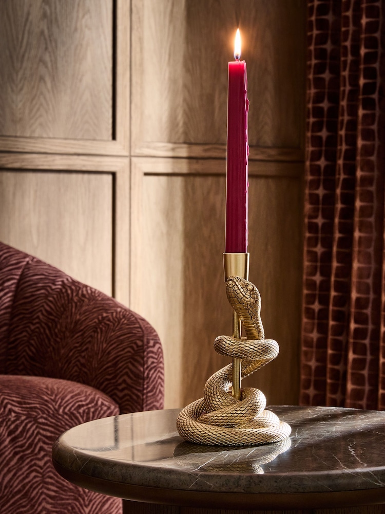 Snake Taper Candle Stick - Slika 1 od 5 Snake Taper Candle Stick - Slika 1 od 5