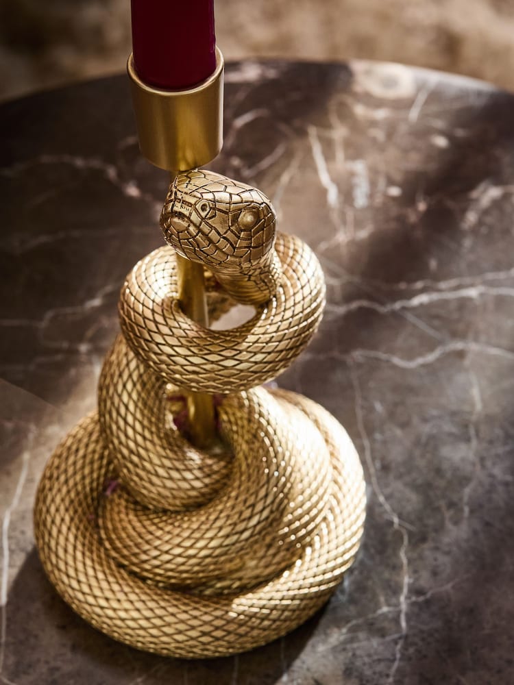 Snake Taper Candle Stick - Slika 5 od 5 Snake Taper Candle Stick - Slika 5 od 5
