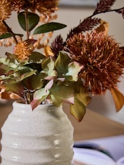 Artificial Dried Arrangement In Ceramic Vase - Imagen 2 de 3