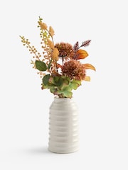 Artificial Dried Arrangement In Ceramic Vase - Imagen 3 de 3