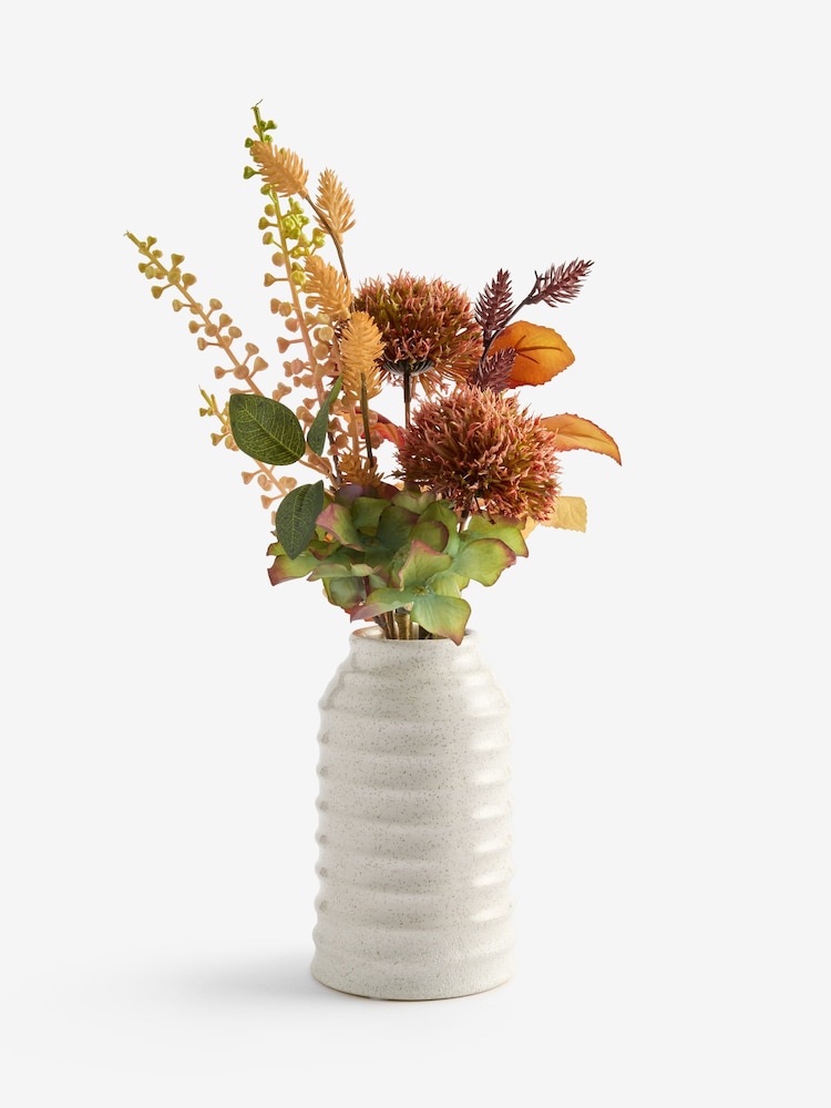 Artificial Dried Arrangement In Ceramic Vase - Imagen 3 de 3
