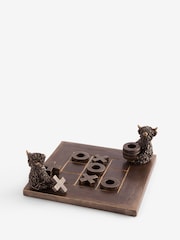Bronze Hamish The Highland Cow Noughts and Crosses Game - Image 3 of 3