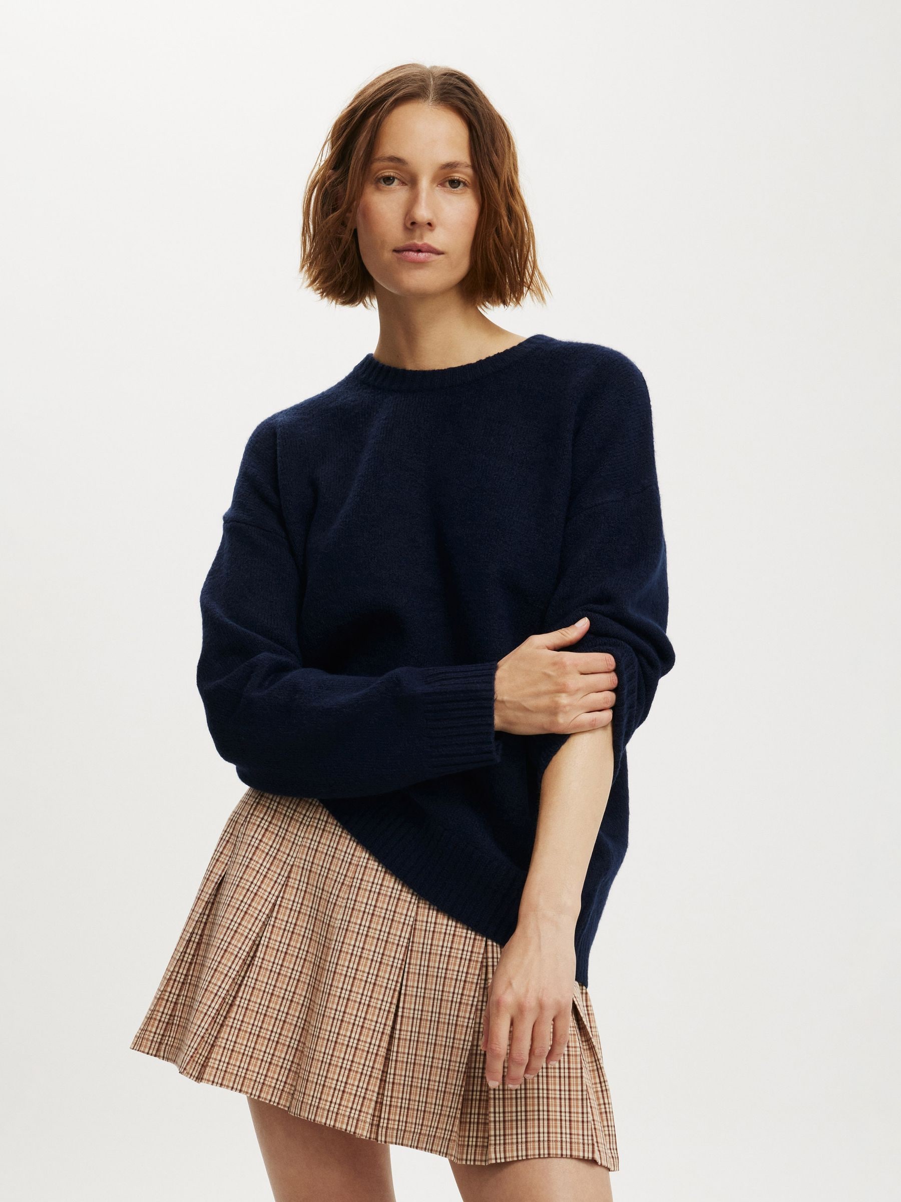 Buy Cotton On Blue Luxe Crew Jumper from Next Canada