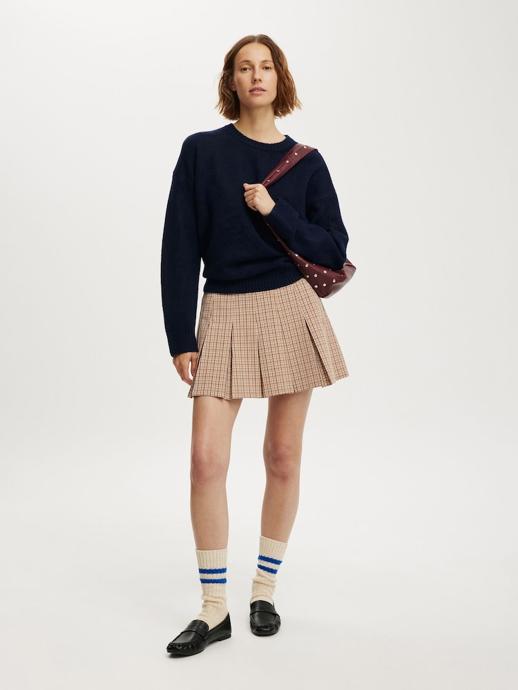 Cotton On Blue Luxe Crew Jumper - Image 2 of 4