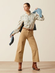 Ariat Cream Cricklade Long sleeves Blouse - Image 3 of 5