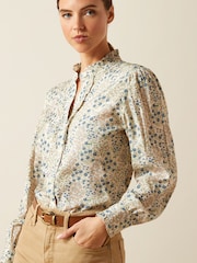 Ariat Cream Cricklade Long sleeves Blouse - Image 4 of 5