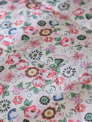 Cath Kidston Pink Pearly Queen Floral Quilted Bedspread - Image 3 of 6