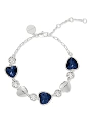 Radley Silver Plated Heart Stone Set Bracelet - Image 1 of 4