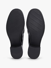 Tommy Hilfiger Black Patent Leather Block Heel Shoes - Image 6 of 8