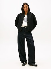 Tommy Hilfiger Black Patent Leather Block Heel Shoes - Image 8 of 8